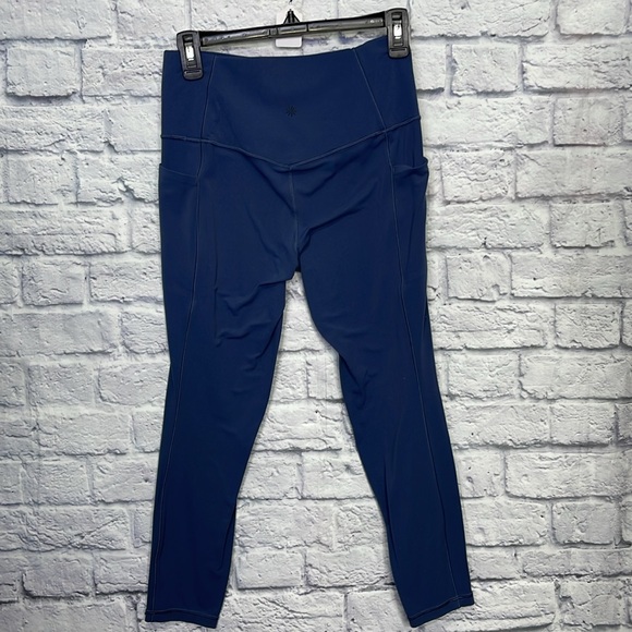 Lot two leggings Athleta and Nike size M black and blue - Picture 12 of 15